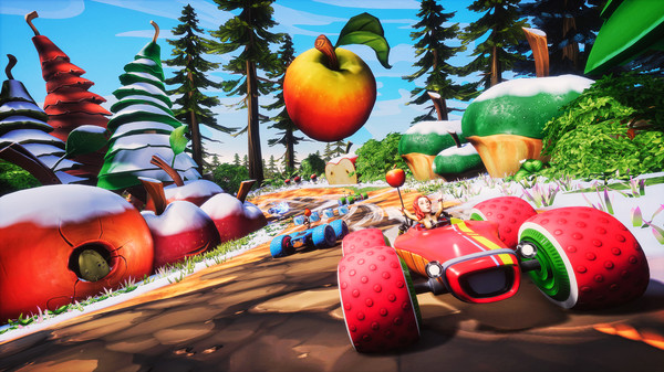 Игра All-Star Fruit Racing, скриншот
