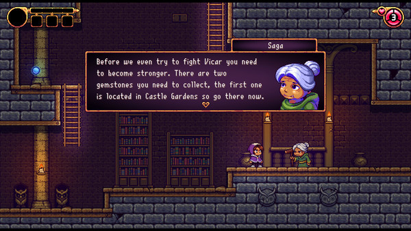Игра Alwa's Legacy, скриншот