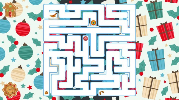 Игра aMAZE Christmas, скриншот