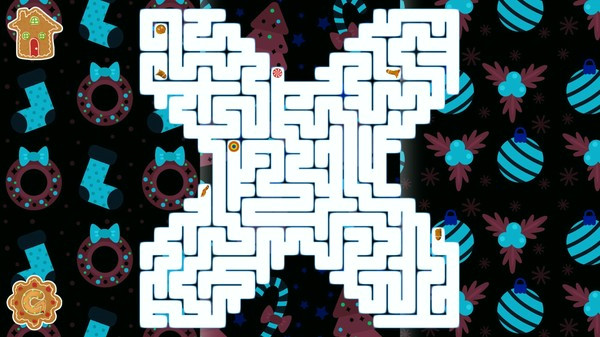 Игра aMAZE Christmas, скриншот