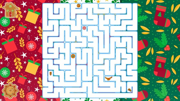 Игра aMAZE Christmas, скриншот