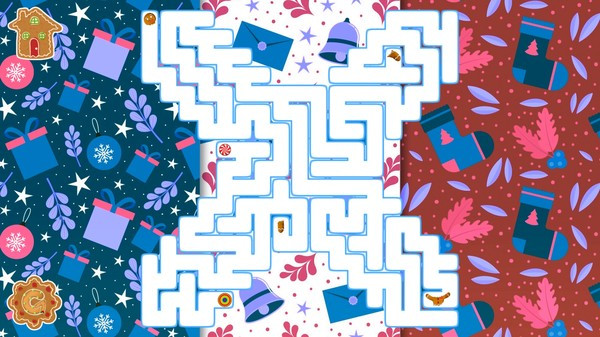 Игра aMAZE Christmas, скриншот