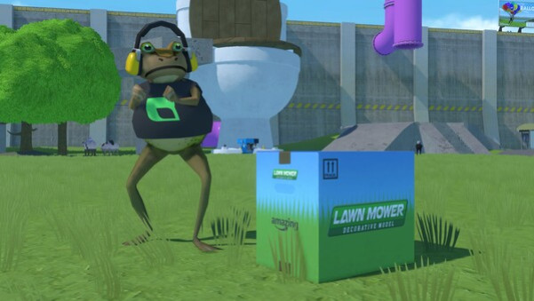 Игра Amazing Frog?, скриншот