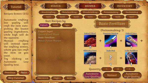 Игра Amber's Magic Shop, скриншот