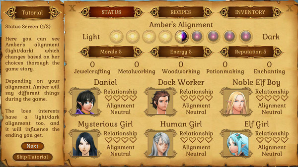 Игра Amber's Magic Shop, скриншот