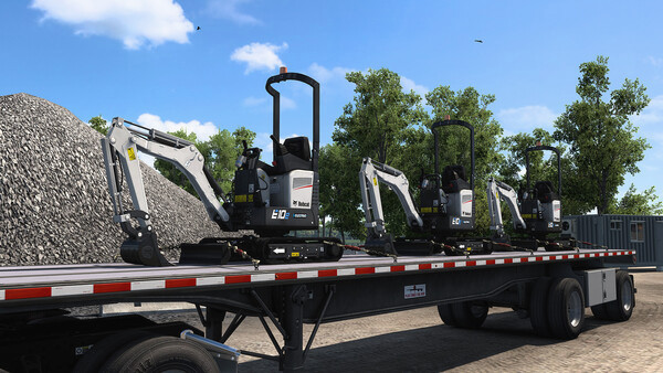 Игра American Truck Simulator - Bobcat Cargo Pack, скриншот