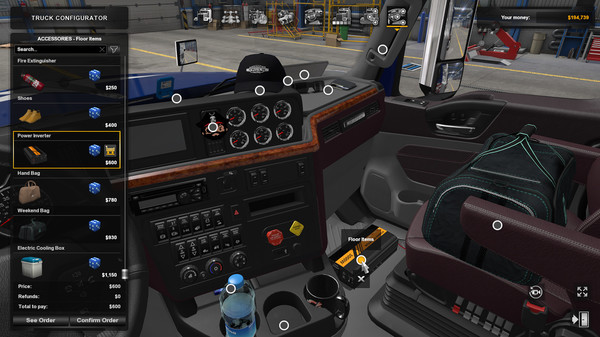 Игра American Truck Simulator - Cabin Accessories, скриншот