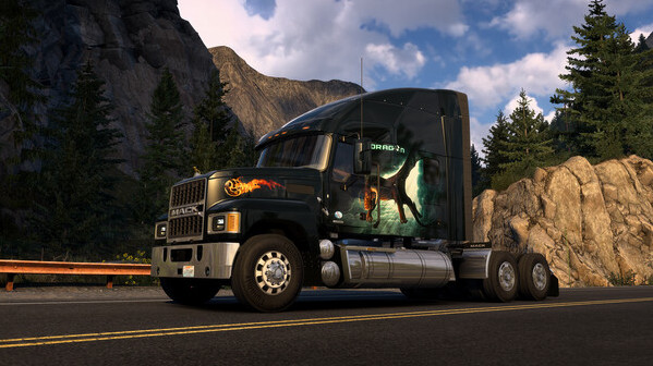 Игра American Truck Simulator - Dragon Truck Design Pack, скриншот