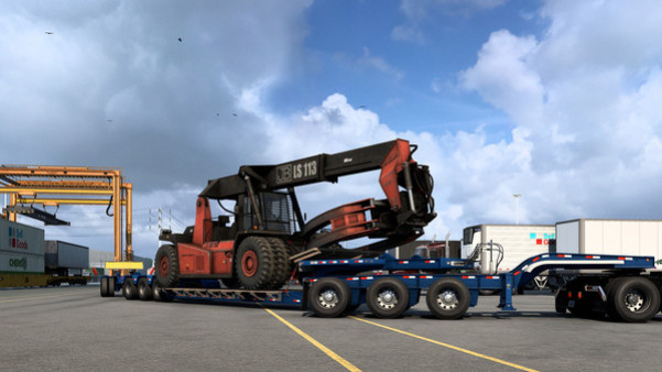 Игра American Truck Simulator - Forest Machinery, скриншот
