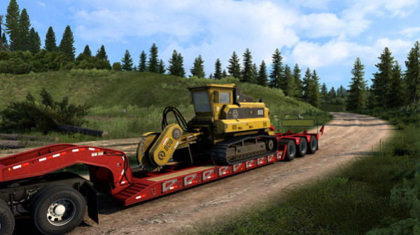 Игра American Truck Simulator - Forest Machinery, скриншот