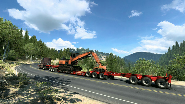 Игра American Truck Simulator - Forest Machinery, скриншот