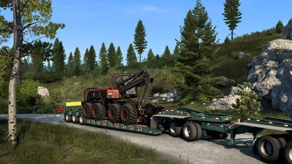 Игра American Truck Simulator - Forest Machinery, скриншот