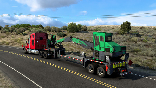 Игра American Truck Simulator - Forest Machinery, скриншот