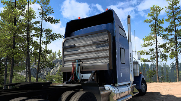 Игра American Truck Simulator - Forest Machinery, скриншот