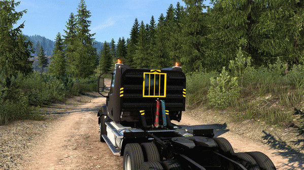 Игра American Truck Simulator - Forest Machinery, скриншот