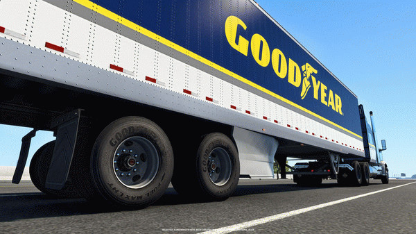 Игра American Truck Simulator - Goodyear Tires Pack, скриншот