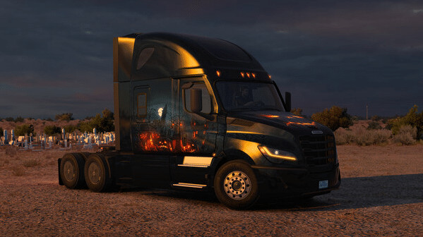 Игра American Truck Simulator - Halloween Paint Jobs Pack, скриншот