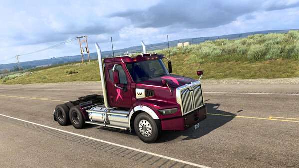 Игра American Truck Simulator - Pink Ribbon Charity Pack, скриншот