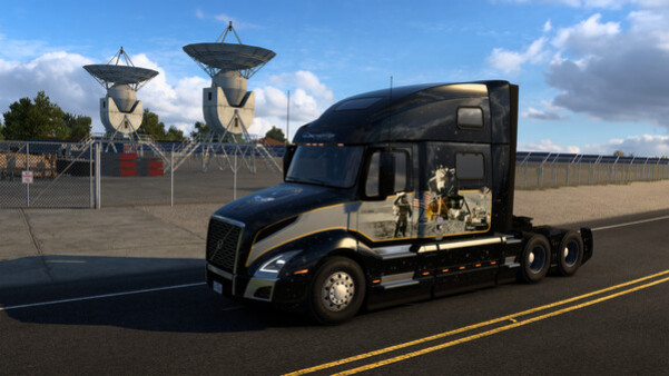 Игра American Truck Simulator - Space Paint Jobs Pack, скриншот