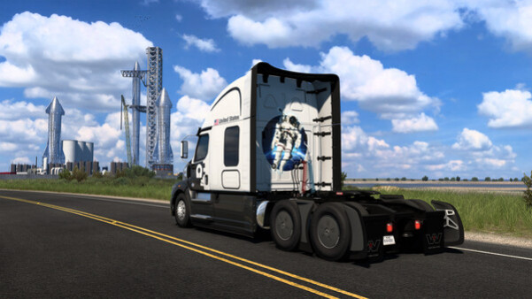 Игра American Truck Simulator - Space Paint Jobs Pack, скриншот