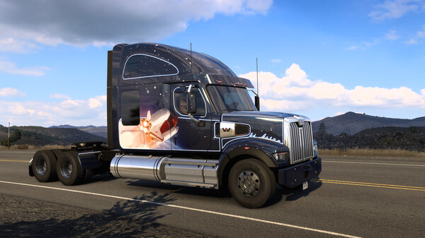 Игра American Truck Simulator - Space Paint Jobs Pack, скриншот