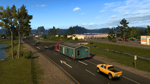 Игра American Truck Simulator - Special Transport, скриншот