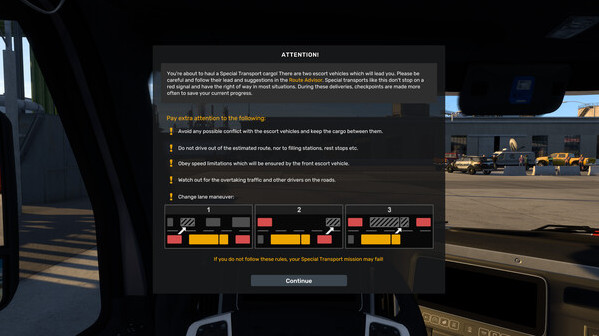 Игра American Truck Simulator - Special Transport, скриншот