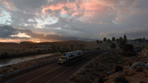 Игра American Truck Simulator - Wyoming, скриншот