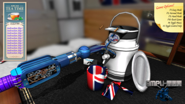 Игра Ampu-Tea, скриншот