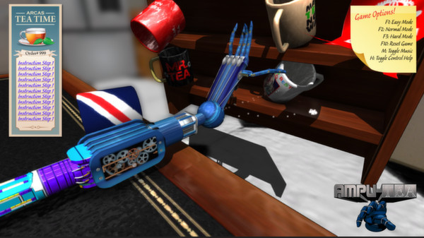 Игра Ampu-Tea, скриншот