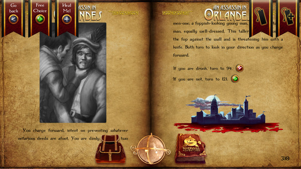 Игра An Assassin in Orlandes, скриншот