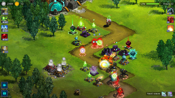 Игра Ancient Planet Tower Defense, скриншот