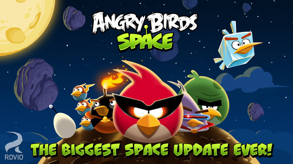 Игра Angry Birds Space, скриншот