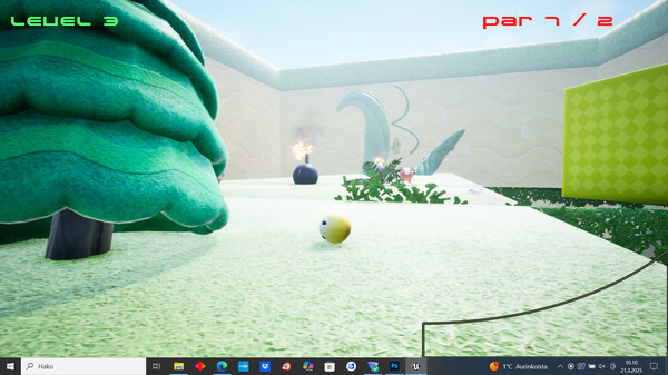Игра Angry Golf 2, скриншот