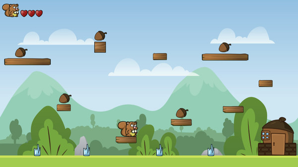 Игра Angry Squirrel, скриншот