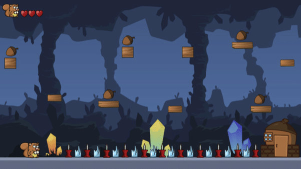 Игра Angry Squirrel, скриншот