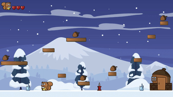 Игра Angry Squirrel, скриншот
