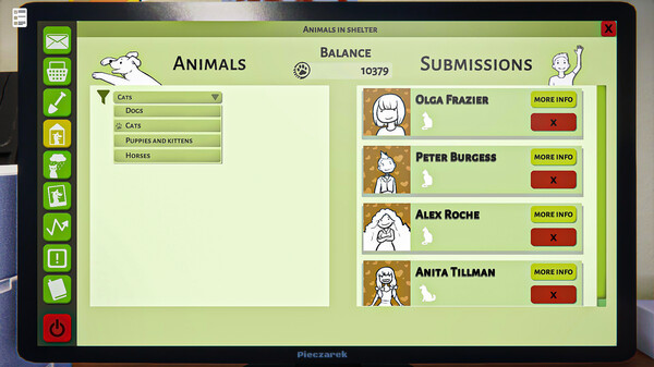Игра Animal Shelter, скриншот