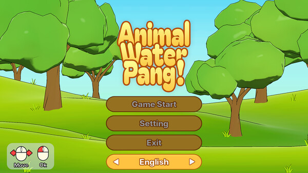 Игра Animal Water Pang!, скриншот