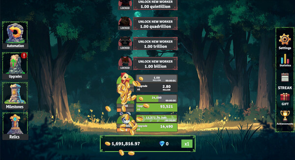 Игра Animal Workforce: Idle Tycoon Clicker, скриншот