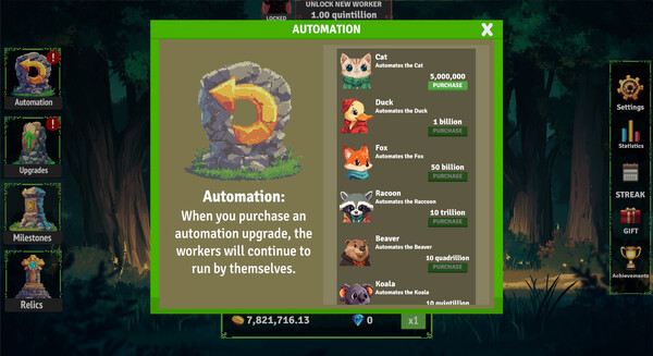 Игра Animal Workforce: Idle Tycoon Clicker, скриншот