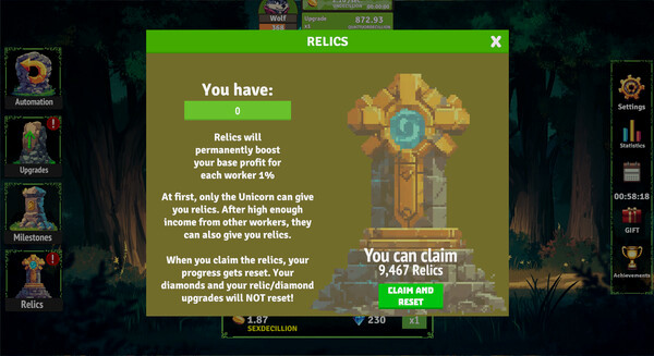 Игра Animal Workforce: Idle Tycoon Clicker, скриншот