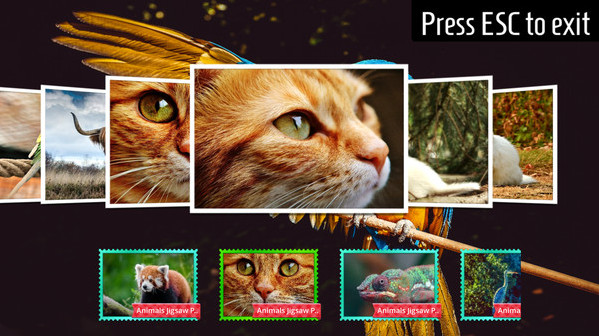 Игра Animals - Classic Jigsaw Puzzles, скриншот