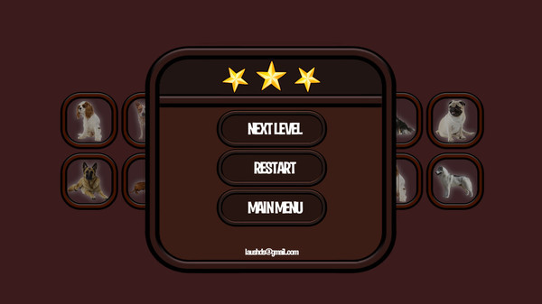 Игра Animals Memory: Dogs, скриншот