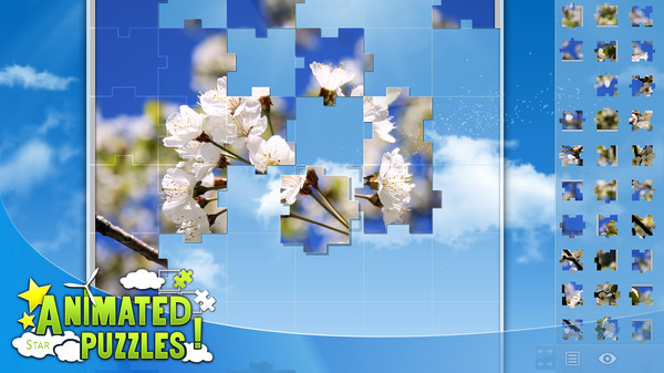 Игра Animated Puzzles, скриншот