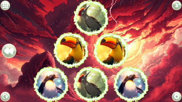 Игра Anime Dream Match: Birds, скриншот