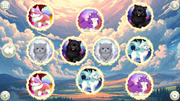 Игра Anime Dream Match: Dogs, скриншот