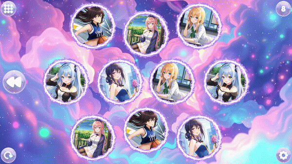 Игра Anime Dream Match: Girls 2, скриншот