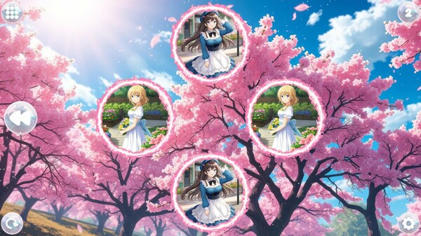 Игра Anime Dream Match: Girls, скриншот