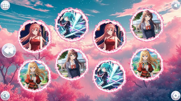 Игра Anime Dream Match: Girls, скриншот